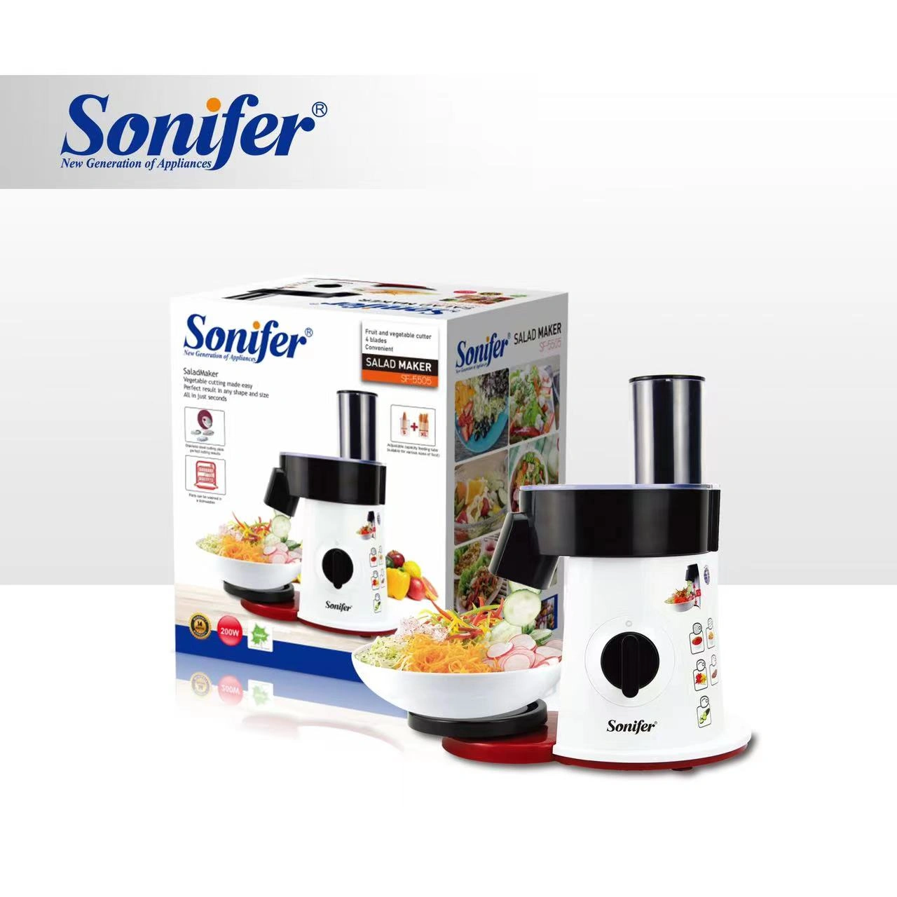 Premium Sonifer 200W Electric Salad Maker SF-5505