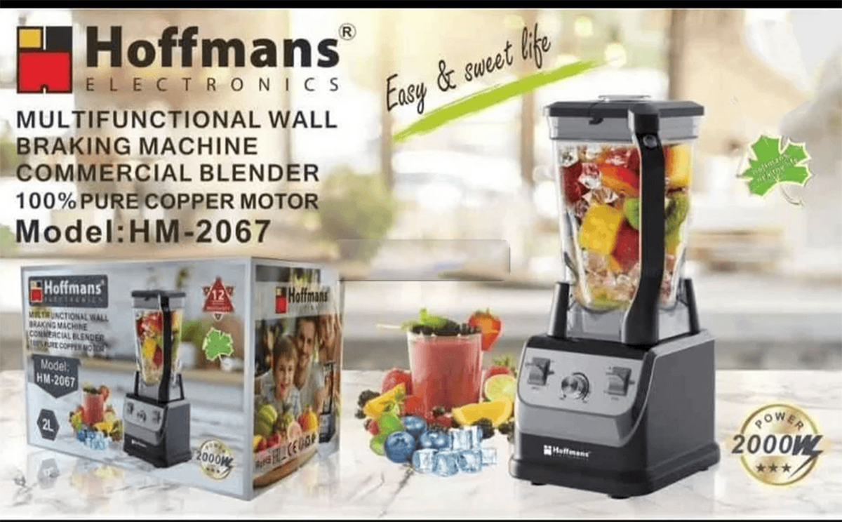 Hoffmans 2000W Multifunctional Commercial Blender HM-2067